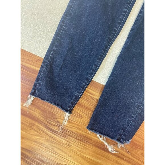 Good American GOOD LEGS W/ RAW CHEWED HEM blue 653 sz 8/29 - Picture 6 of 8